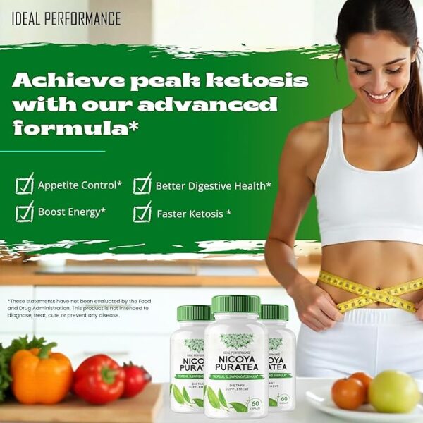 Nicoya Puratea Keto Capsules, Nicoya Puratea Advanced Formula Pills - Maximum Strength, NicoyaPuratea All Natural Keto Pills, Nicoya Puratea Capsules, Nicoya Puratea Pills Reviews  (Pack Of 6 Bottle) - Image 4